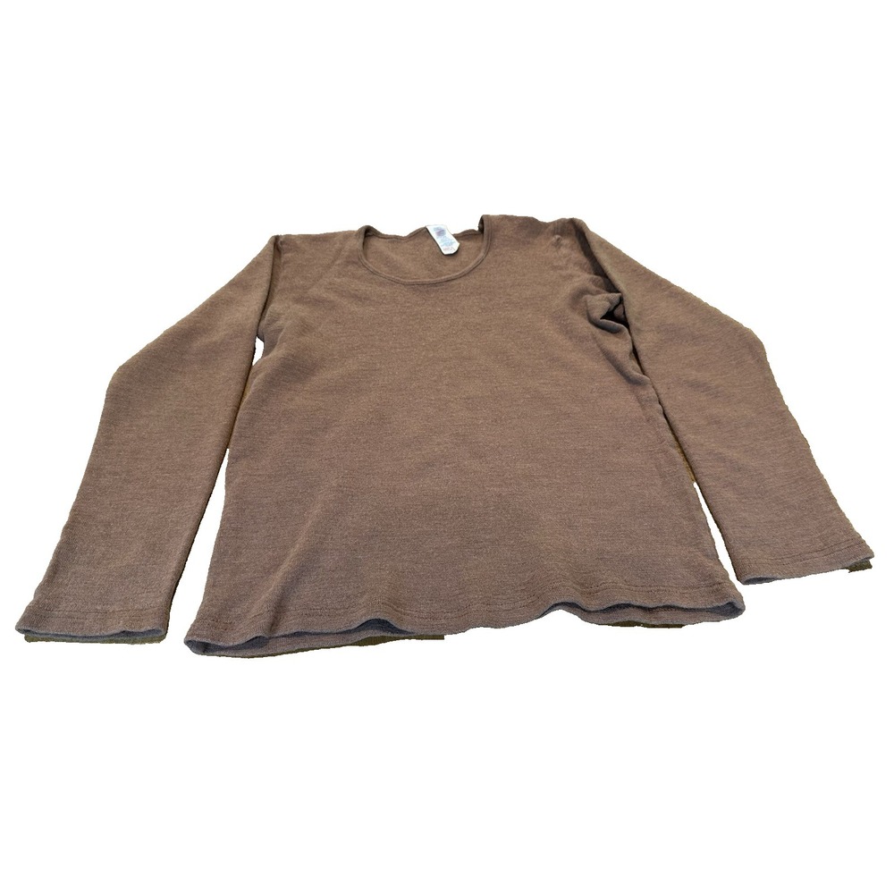 Engel Womens Thermal Long Sleeve Shirt Wool Silk Blend Size 42/44 (Fits‎ XXS)